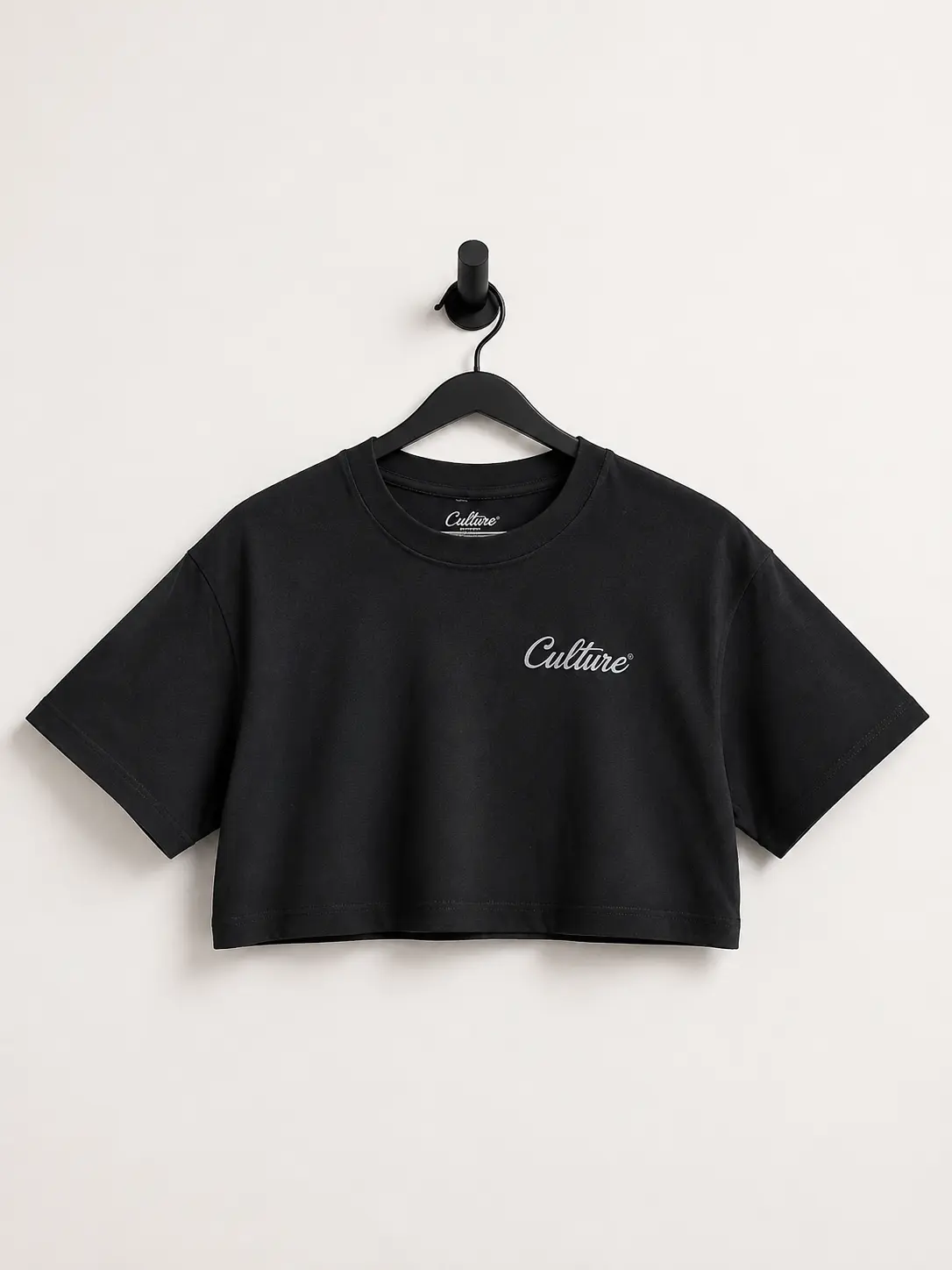 Cropped Urban Culture Oversized — Preta