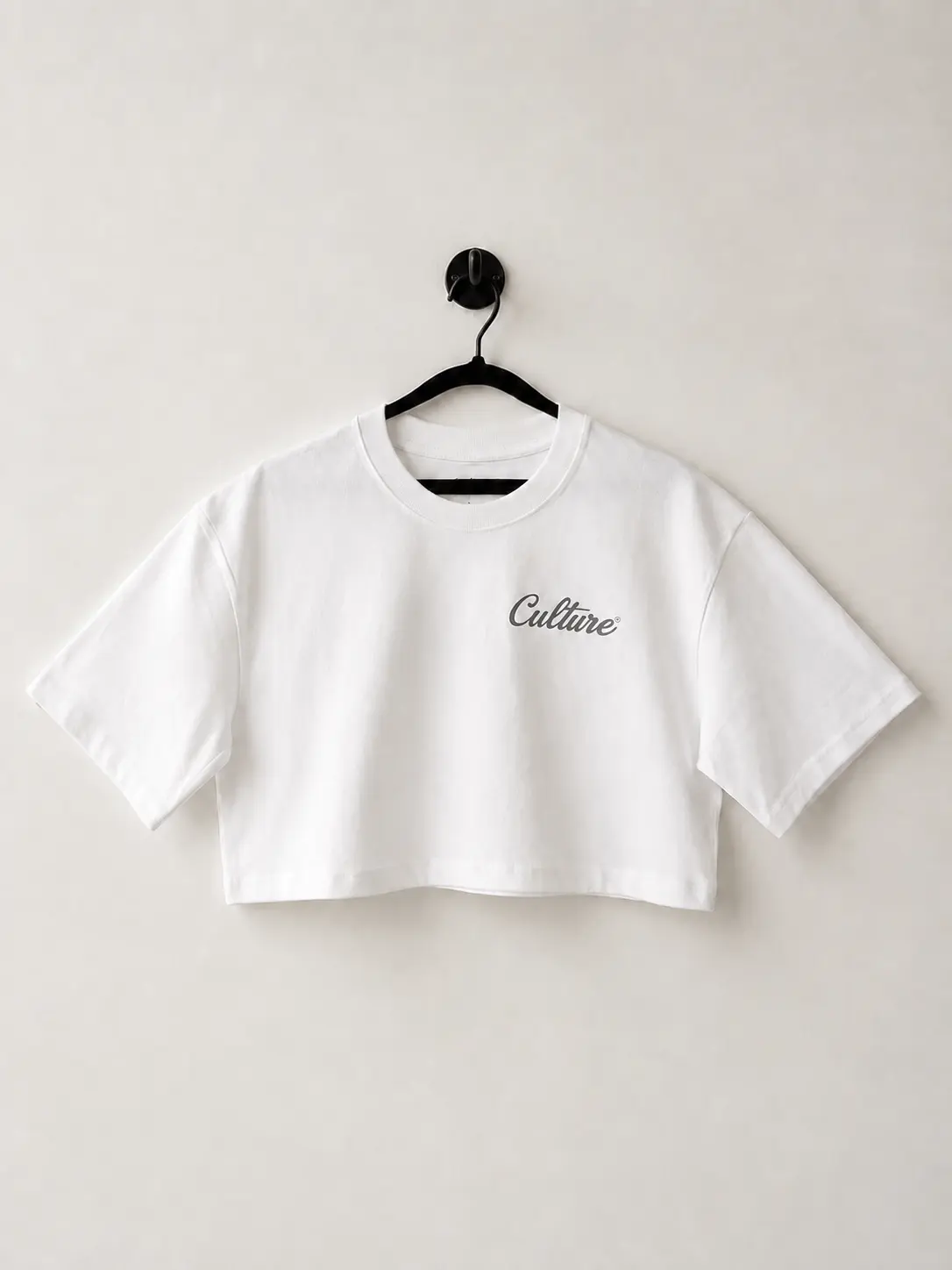 Cropped Urban Culture Oversized — Branca
