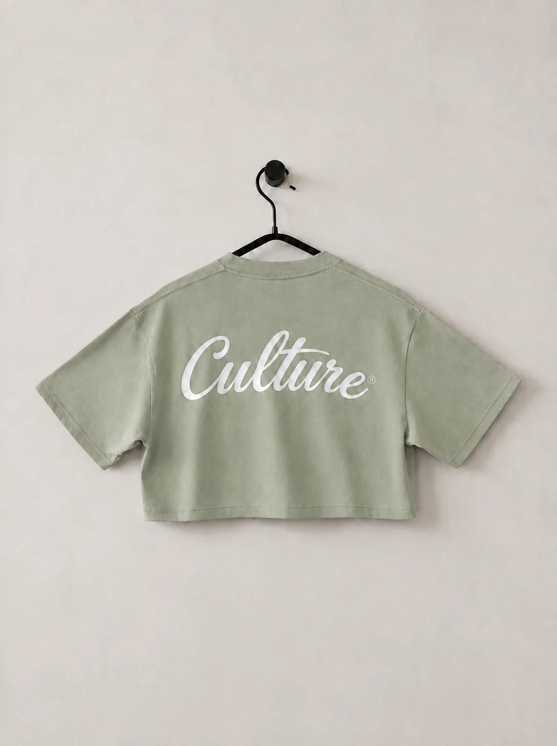 Cropped Urban Culture Oversized — Verde Sálvia — foto 2
